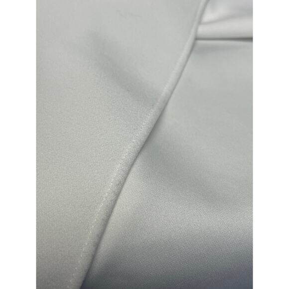 XSCAPE 4 S White Ruffled Off-the-shoulder Hi Low Midi Gown NWT $259 B154 *flaw - Picture 9 of 12